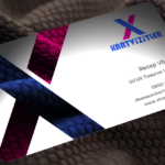 Beyaz Zeminli Şeffaf Kartvizit – Zarif ve Modern Tasarım