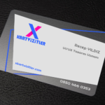 Şeffaf Plastik Kartvizit – 500 Mikron Oval Kesim Renkli ve Beyaz Baskı