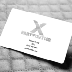 Serigrafi Baskı Şeffaf Kartvizit – Özel Tasarım ve Şıklık