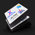 Mıknatıslı Kartvizit (Magnet) Oval Kesimli